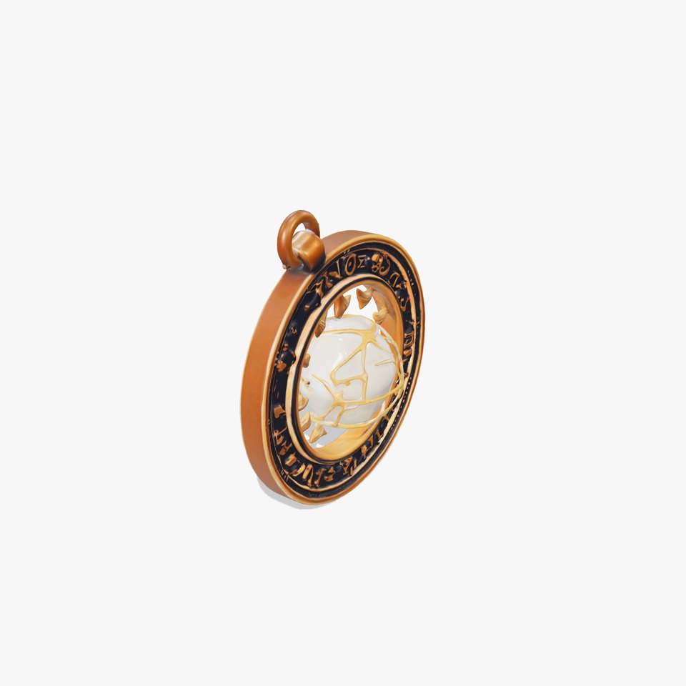 Mystic Brass Pendant model pack